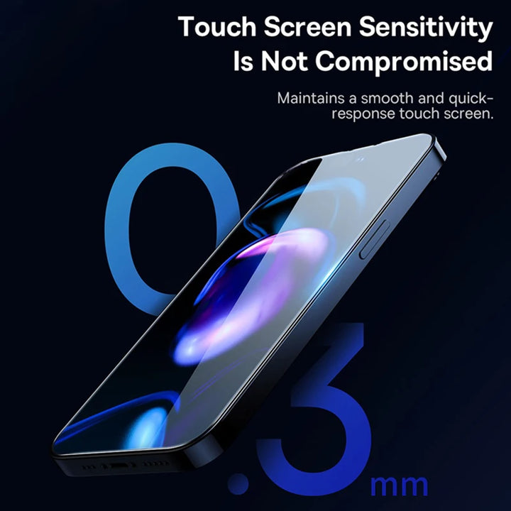 Baseus 2PCS Tempered Glass for iPhone 14 13 12 Pro Max Screen Protector for iPhone X XS XR Max for iPhone 11 13 Pro Max Plus